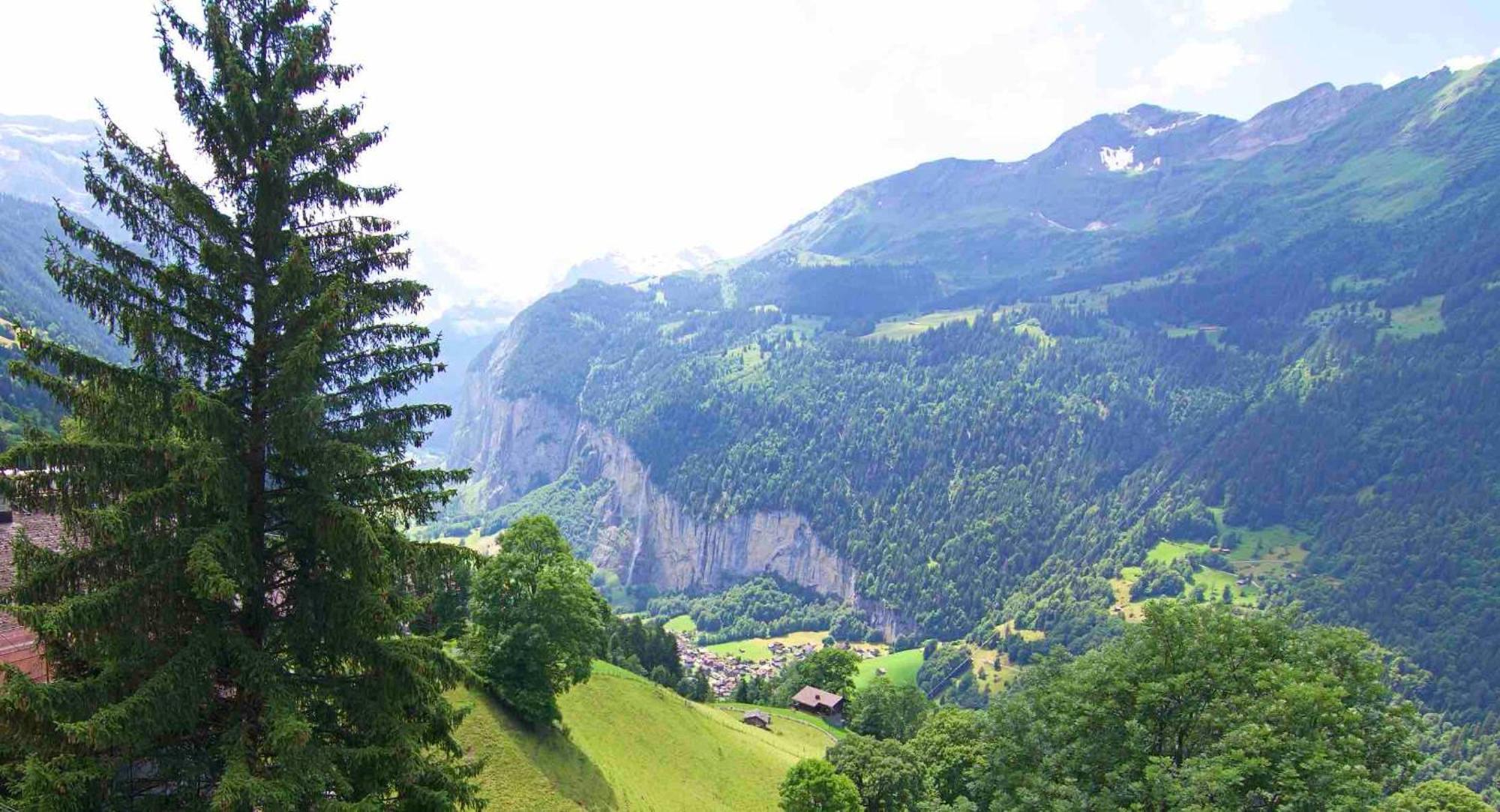 Holiday Flat #1, Chalet Aberot, Wengen, Switzerland エクステリア 写真
