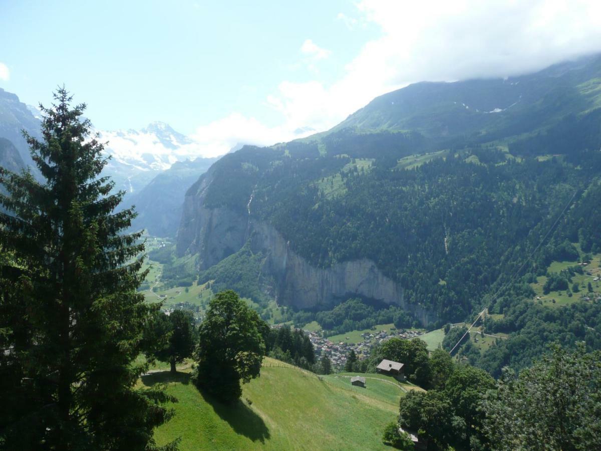 Holiday Flat #1, Chalet Aberot, Wengen, Switzerland エクステリア 写真