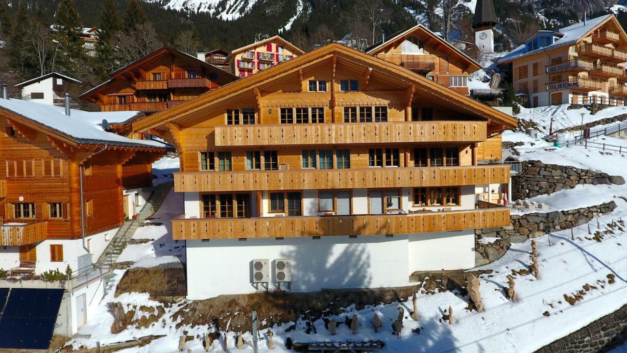 Holiday Flat #1, Chalet Aberot, Wengen, Switzerland エクステリア 写真